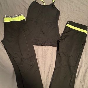 Forever 21 workout set 3 pieces